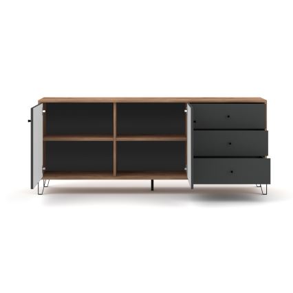 Lipasto SULA craft-tammi/musta