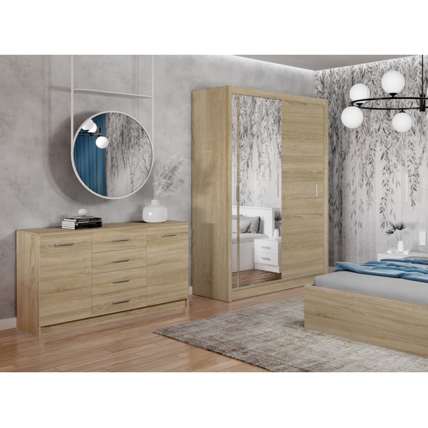 Lipasto TAYLER sonoma-tammi