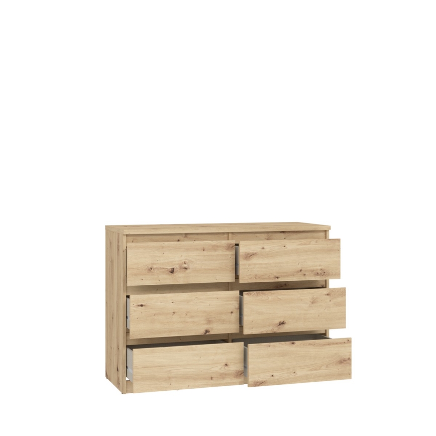 Lipasto vetolaatikoilla MAO artisan-tammi