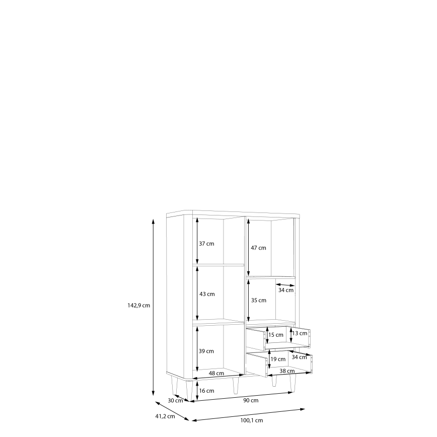 Lipasto VIRO ruskea/beige