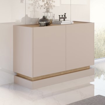 Lipasto ZARPANT 120x75 cm beige/cremona-tammi
