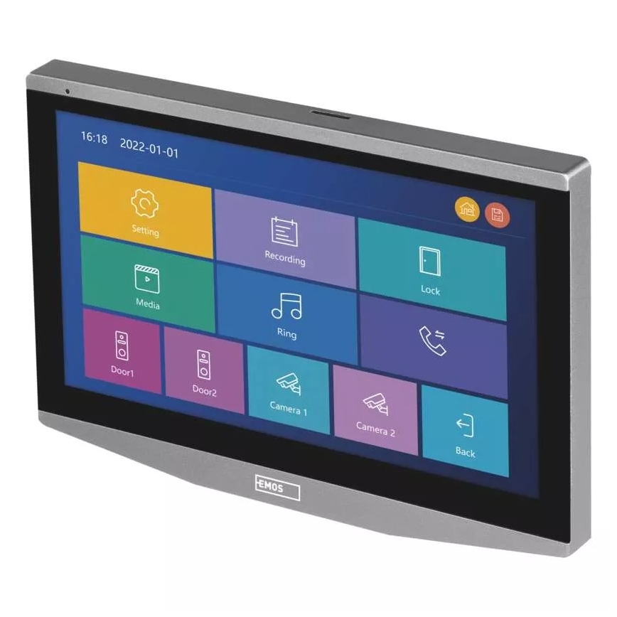 Lisämonitori video-ovikellolle GoSmart 12V Wi-Fi Tuya