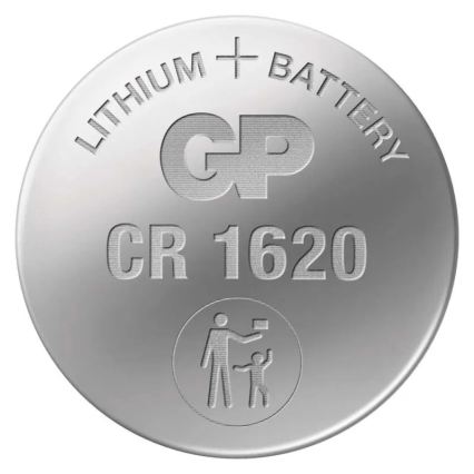 Litiumnappikenno CR1620 GP LITHIUM 3V/75 mAh
