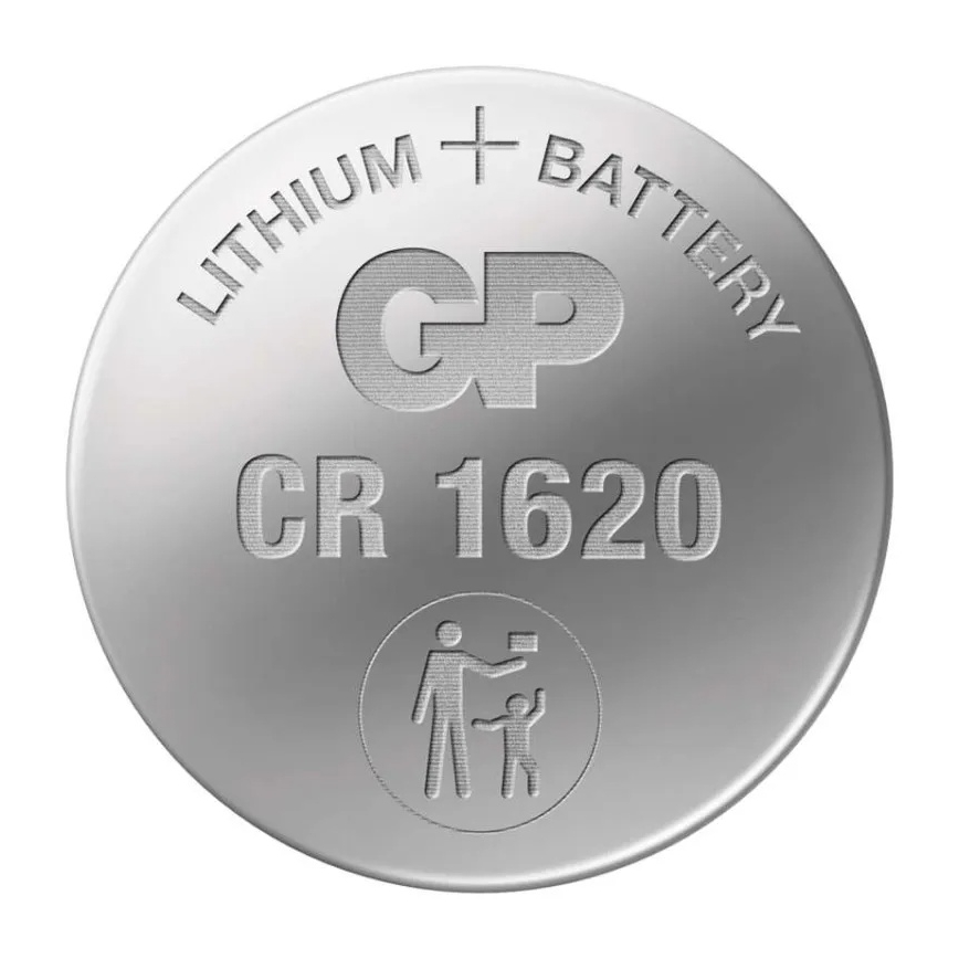 Litiumnappikenno CR1620 GP LITHIUM 3V/75 mAh