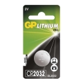 Litiumnappikenno CR2032 GP LITHIUM 3V/220 mAh