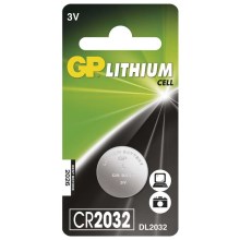 Litiumnappikenno CR2032 GP LITHIUM 3V/220 mAh