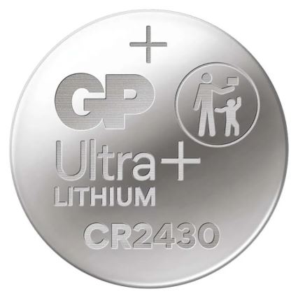 Litiumnappikenno CR2430 GP LITHIUM 3V/300 mAh
