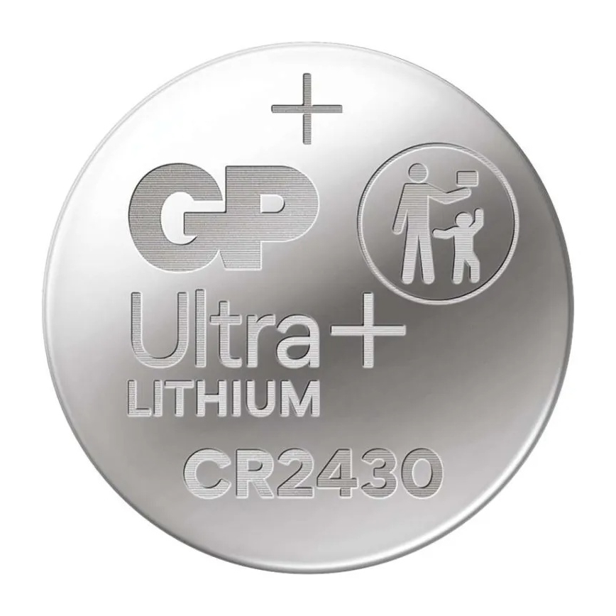 Litiumnappikenno CR2430 GP LITHIUM 3V/300 mAh