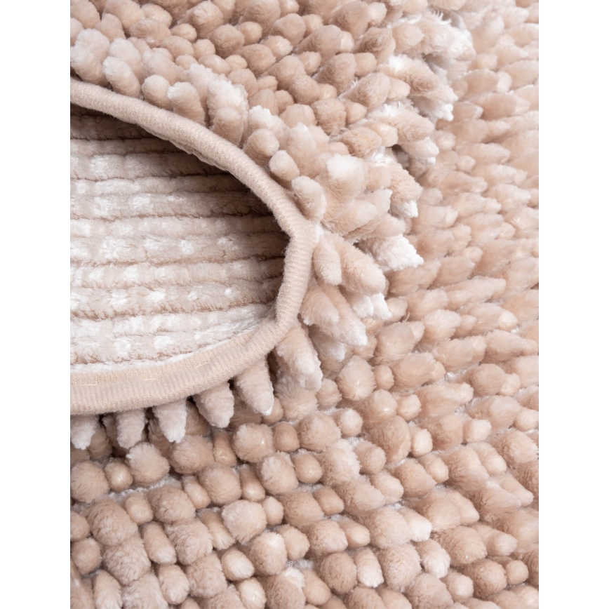 Liukumaton kylpyhuonematto CHENILLE 50x80 cm beige