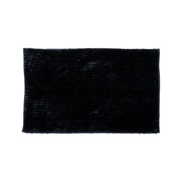 Liukumaton kylpyhuonematto CHENILLE 50x80 cm musta