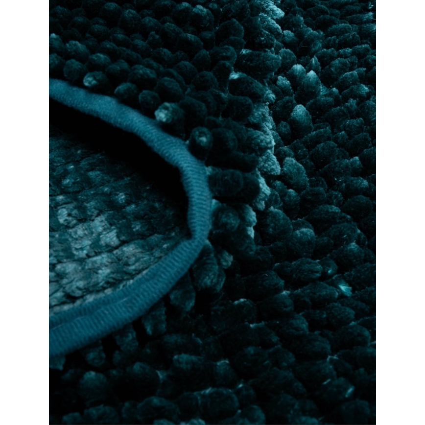 Liukumaton kylpyhuonematto CHENILLE 50x80 cm turkoosi