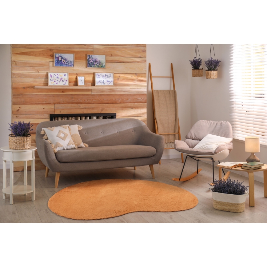 Liukumaton matto LOREN 120x170 cm oranssi