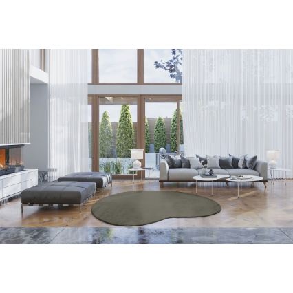 Liukumaton matto LOREN 160x230 cm tummanvihreä