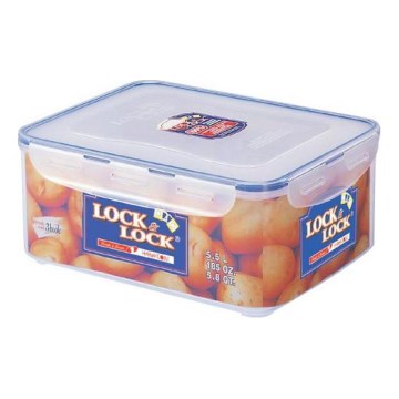 LOCK-ruoansäilytysastia 5,5 l, sininen/läpinäkyvä