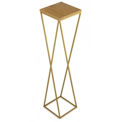 Kukkasteline LOFT 100x24 cm kulta/ruskea