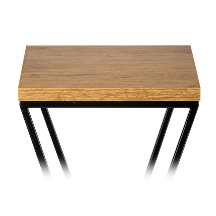 Kukkasteline LOFT 40x24 cm musta/ruskea