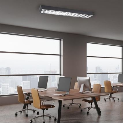 Loisteputki T8 2xG13/18W/230V 120 cm musta