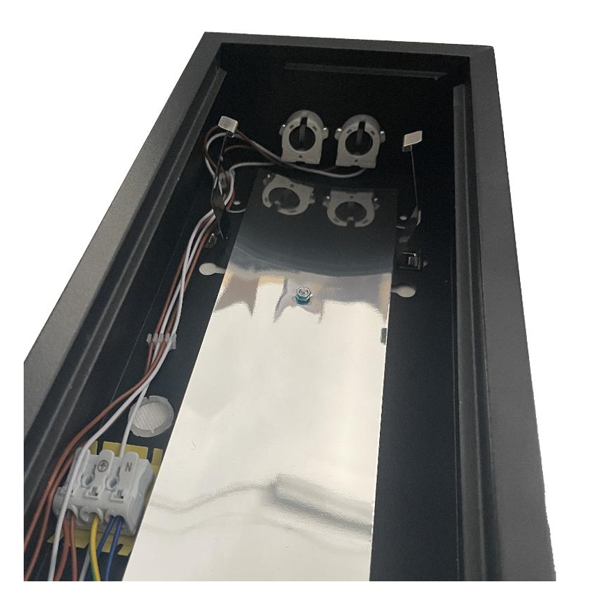 Loisteputki T8 2xG13/18W/230V 120 cm musta