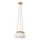 LOOMIS-riippuvalaisin kaapelilla 3xE27/15W/230V 83 cm beige/tammi
