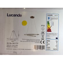 Lucande - Himmennettävä LED-kattokruunu johdossa MIRASU LED/58W/230V