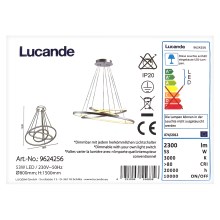 Lucande - LED Himmennettävä riippuvalaisin EZANA LED/53W/230V