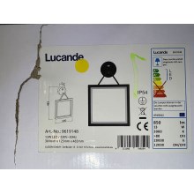 Lucande - LED ulkoseinävalaisin anturilla MIRCO LED/13W/230V IP54