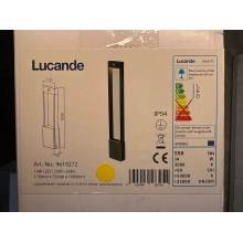 Lucande - LED-ulkovalaisin anturilla TEKIRO LED/14W/230V IP54