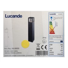 Lucande - LED-ulkovalaisin NICOLA LED/7W/230V IP54