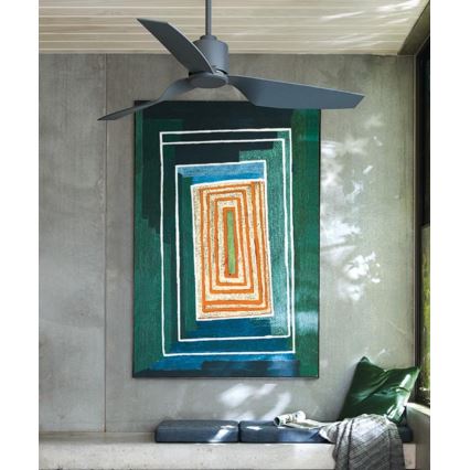 Lucci Air 210527 - Kattoilmaisin AIRFUSION CLIMATE II musta + kaukosäädin