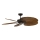 Lucci Air 21065549 - Kattoilmaisin BALI Ø 132 cm ruskea + kaukosäädin