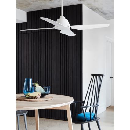 Lucci Air 212991 - ARIA-kattotuuletin, halkaisija 122 cm, valkoinen + kaukosäädin