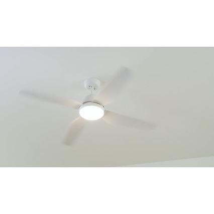 Lucci Air 212994 - LED-kattotuuletin ARIA LED/18W/230V valkoinen + kaukosäädin