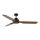 Lucci air 213051 - Kattotuuletin SHOALHAVEN musta/ruskea