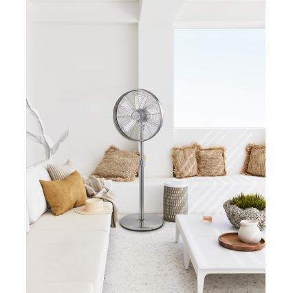 Lucci Air 213117EU - Seisova tuuletin BREEZE mattakromi