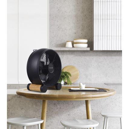 Lucci air 213120 - BREEZE pöytätuuletin, musta, Ø 28 cm