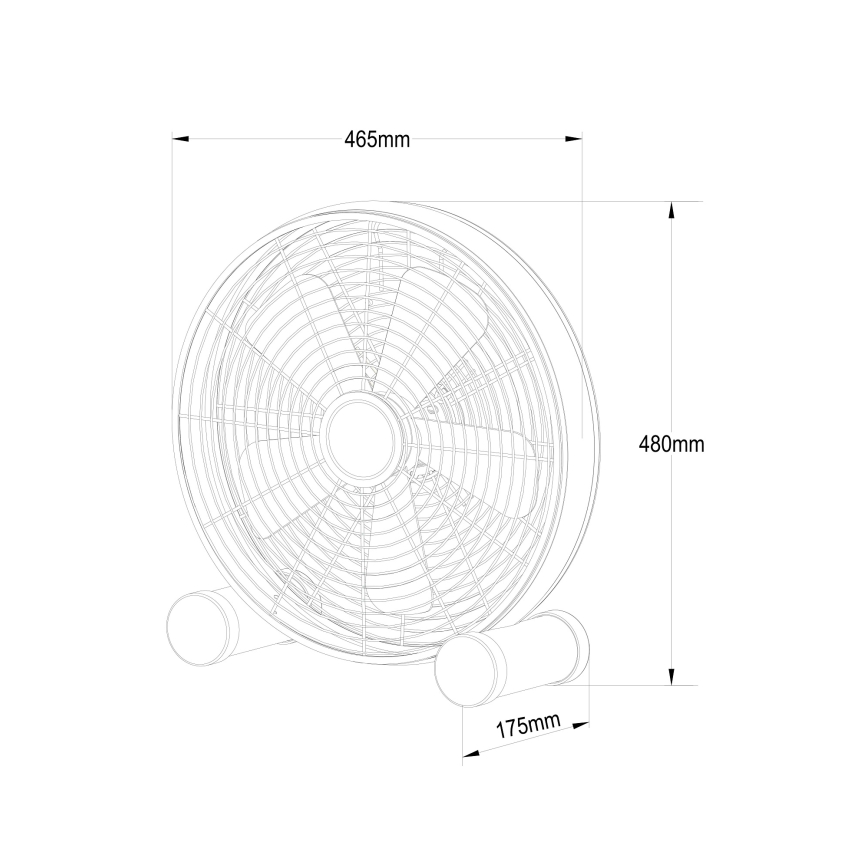 Lucci Air 213123EU - Lattiatuuletin BREEZE ruskea