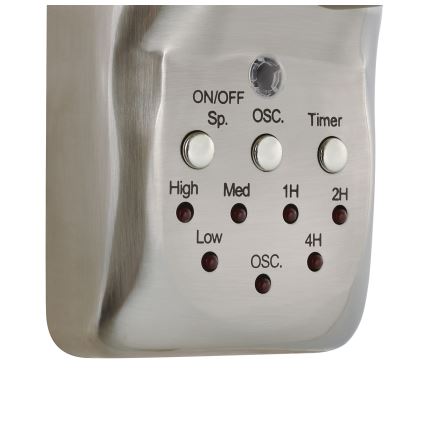 Lucci air 213126 - Seinätuuletin BREEZE 55W/230V matta kromi + kaukosäädin