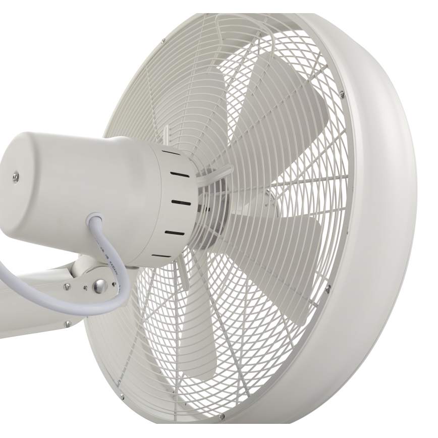 Lucci Air 213128EU - Seinälle asennettava BREEZE-tuuletin 55W/230V valkoinen, halkaisija 46 cm + kaukosäädin