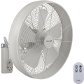 Lucci Air 213128EU - Seinälle asennettava BREEZE-tuuletin 55W/230V valkoinen, halkaisija 46 cm + kaukosäädin