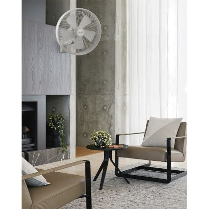 Lucci Air 213128EU - seinätuuletin BREEZE 55W/230V valkoinen + kaukosäädin