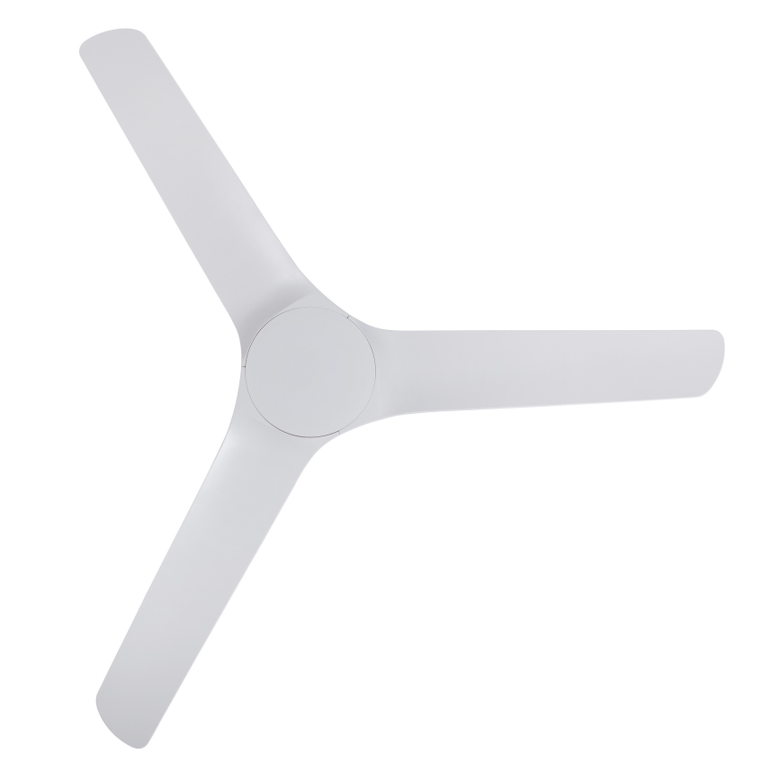 Lucci Air 21321549 - Kattoilmaisin ABYSS Ø 142 cm IP66 valkoinen + kaukosäädin