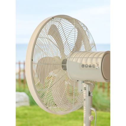 Lucci Air 21326449 - GLIDE-jalustatuuletin 36W/230V, halkaisija 45 cm, valkoinen