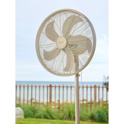 Lucci Air 21326449 - GLIDE-jalustatuuletin 36W/230V, halkaisija 45 cm, valkoinen