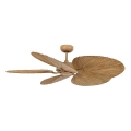 Lucci Air 21326849 - BALI kattotuuletin, halkaisija 132 cm, beige, kaukosäätimellä
