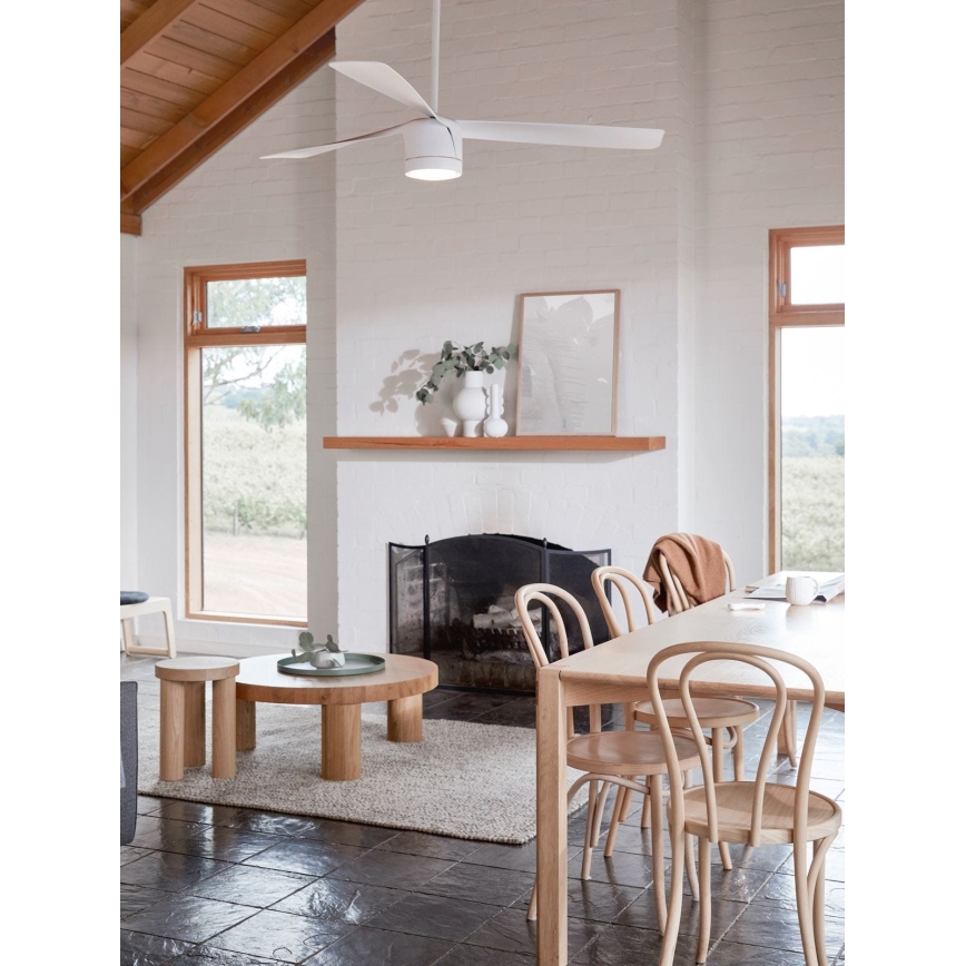 Lucci air 213280 - Kattotuuletin PEREGRINE 1xGX53/12W/230V valkoinen + kauko-ohjaus