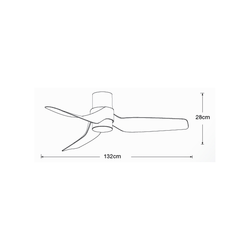 Lucci air 213354 - LED Himmennettävä tuuletin NAUTICA 1xGX53/12W/230V musta + kaukosäädin
