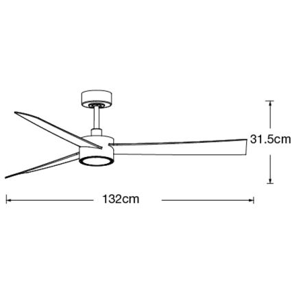Lucci air 21610349- LED himmennettävä kattovalo CLIMATE 1xGX53/12W/230V valkoinen + kauko-ohjaus