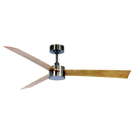 Lucci air 21610449 - LED himmennettävä kattovalo CLIMATE 1xGX53/12W/230V ruskea/kiiltävä kromi + kauko-ohjaus