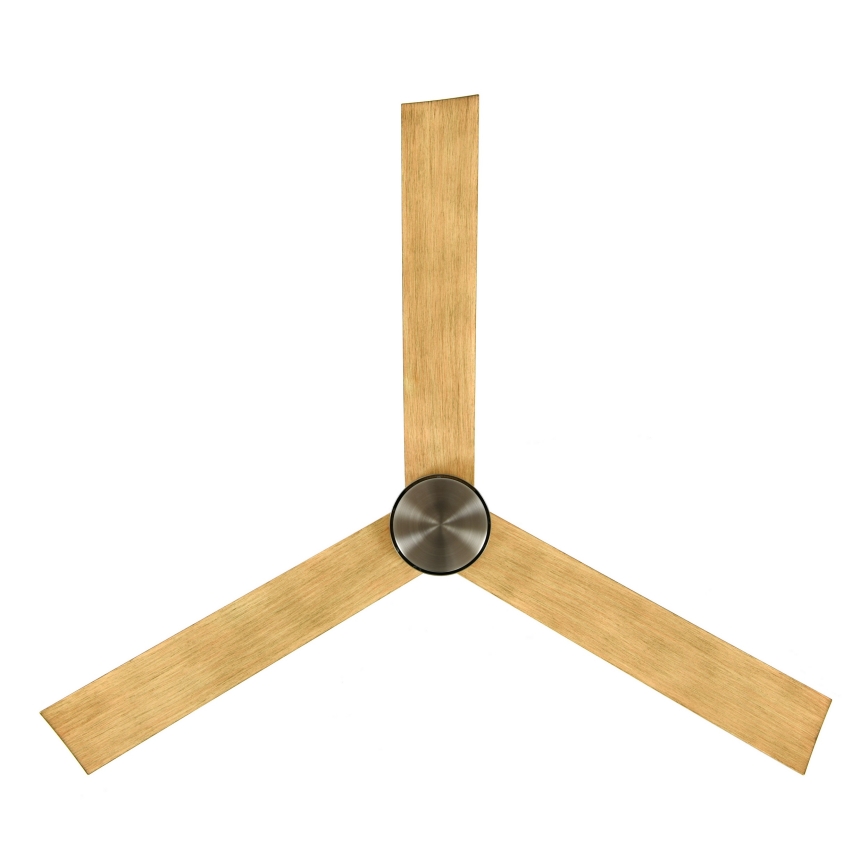 Lucci air 21610449 - LED himmennettävä kattovalo CLIMATE 1xGX53/12W/230V ruskea/kiiltävä kromi + kauko-ohjaus