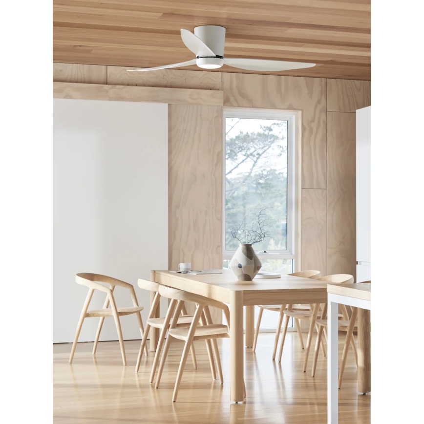 Lucci air 21610649 - LED himmennettävä tuuletin ARRAY 1xGX53/12W/230V valkoinen + kauko-ohjaus